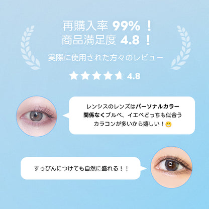 Lenssis 1day MARINA BROWN【1箱10枚入り】