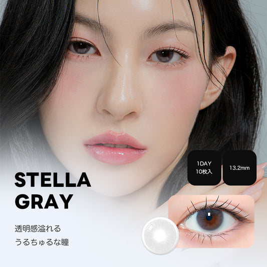 Lenssis 1day STELLA GRAY【1箱10枚入り】